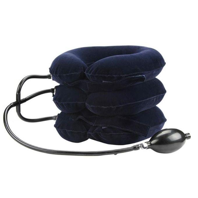 Suède gonflable de collier de Massager passionné confortable de cou matériel pour le soulagement de la douleur de cou