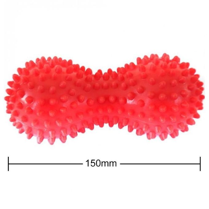 Taille matérielle de PVC de boule de forme physique de yoga de Massager de pied de Shiatsu de forme d'arachide 150 * 70 * 70 millimètres