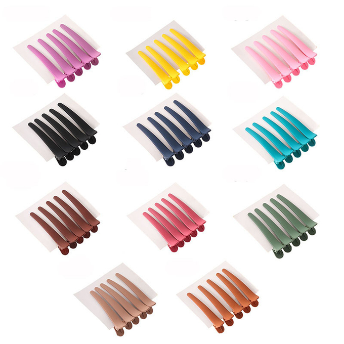 Agrafe de cheveux de bouche de canard de cheveux d'accessoires à la mode de coloration pour le salon/à la maison colorés